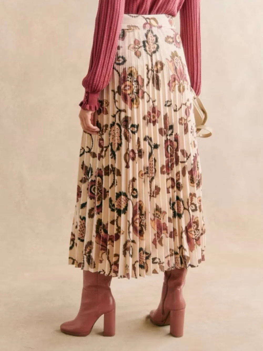 NWT Sézane Dune Skirt in Merveille Print Size 4/36 - Picture 3 of 8